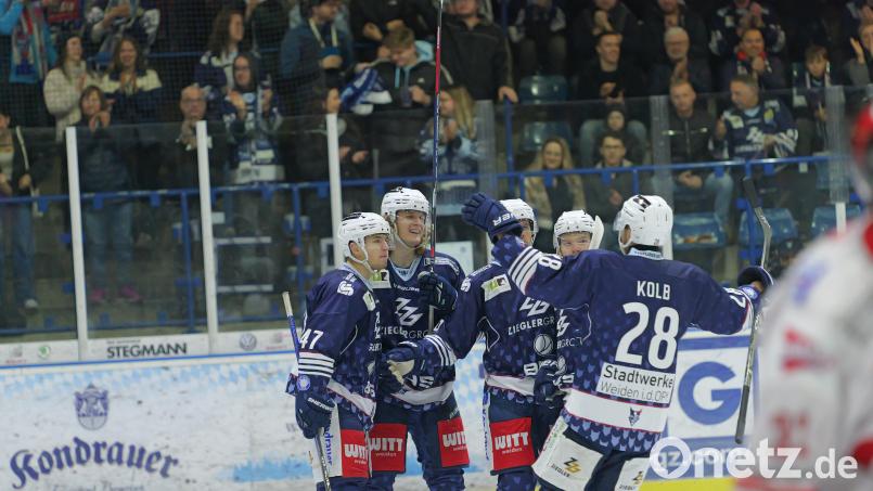 Die Blue Devils Weiden freuen sich über die Lizenz für die DEL2. Archivbild: Elke Englmaier