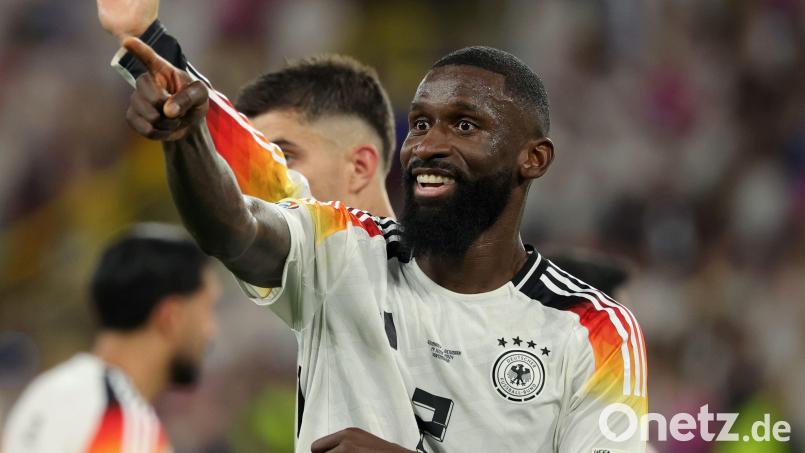 Antonio Rüdiger, Mann des Spiels gegen die Dänen. Bild: Christian Charisius