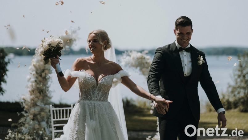 Anna-Sophie Einsporn und David Rennhak haben geheiratet. Bild: Sugrafie/exb
