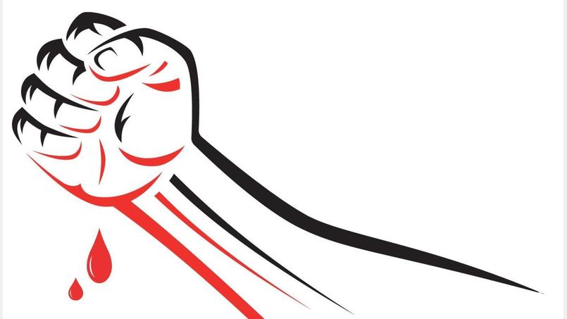 Mit bloßer Faust, zu wenig Abstand zu extrem rechten Gedankengut. Kampfsport in Weiden sorgt derzeit für Aufsehen. Grafik: Jakob Graf