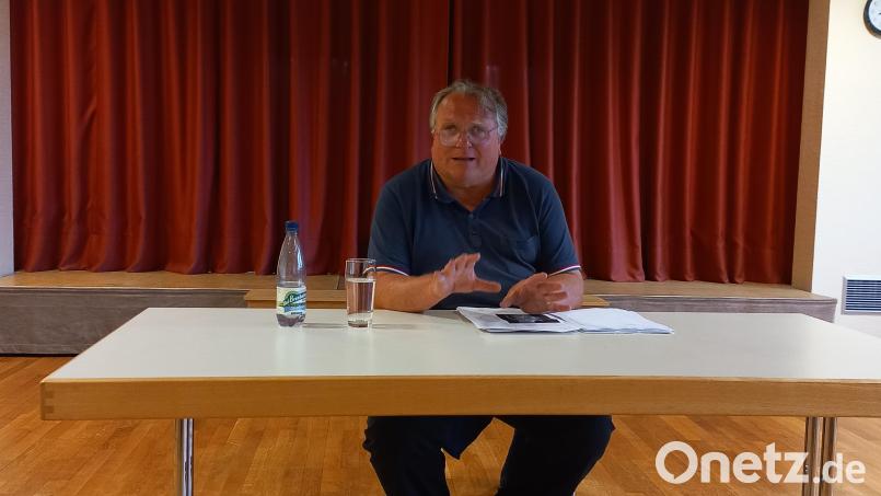 Pfarrer Reinhard Forster aus Kirchenpingarten sprach im Immenreuth auf Einladung des KAB-Ortsverbandes. Bild: Lothar Porst/exb