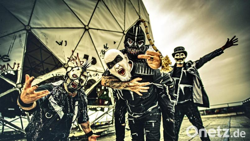 Die Metal-Band &quot;Hämatom&quot; sucht derzeit deutschlandweit nach einer Schulband. Diese soll beim Jubiläumskonzert auf dem Stadtplatz am Freitag, 12. Juli, spielen. Archivbild: Holger Fichtner/exb