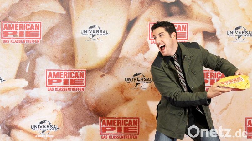 Immer für einen Apfelkuchen zu haben: Schauspieler Jason Biggs aus „American Pie“ Bild: picture alliance / dpa