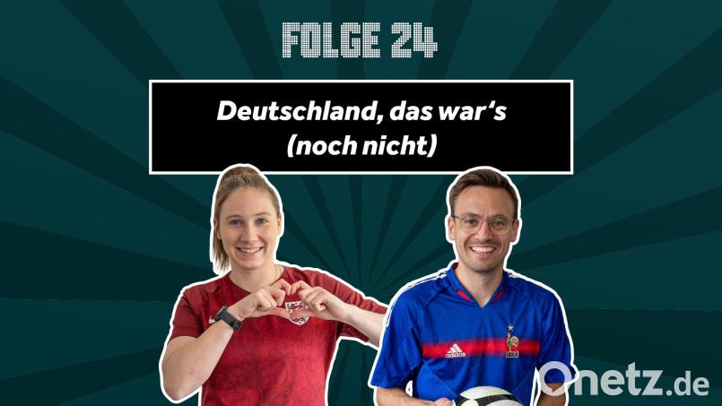 Alexandra Maul und Julian Trager sprechen in der aktuellen Folge über die EM. Bild: Marina Gube