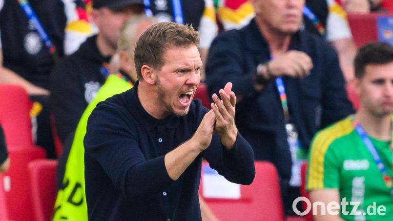 Bundestrainer Julian Nagelsmann hat schon die nächsten Aufgaben im Blick. Bild: Tom Weller/dpa