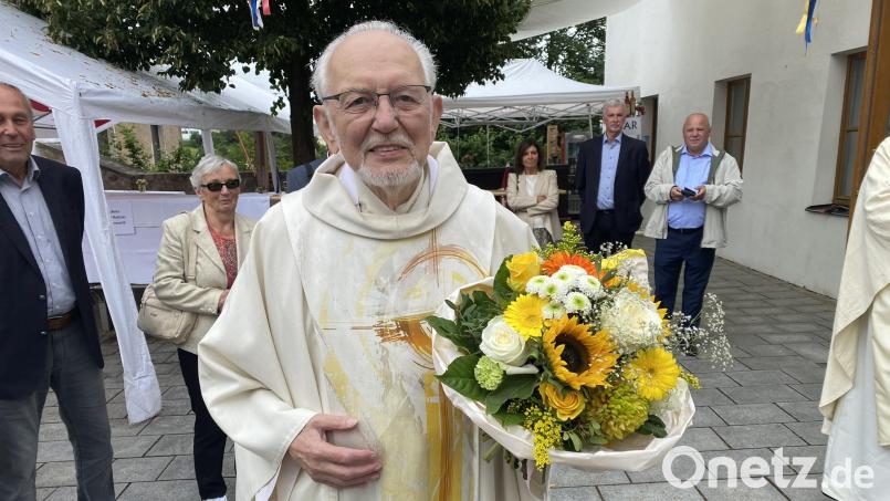 Pfarrer Gottfried Rottner an seinem Diamantenen Priesterjubiläum. Bild: aub