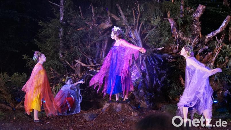 Der Tanz der Elfen fasziniert die Zuschauer. Bild: wel