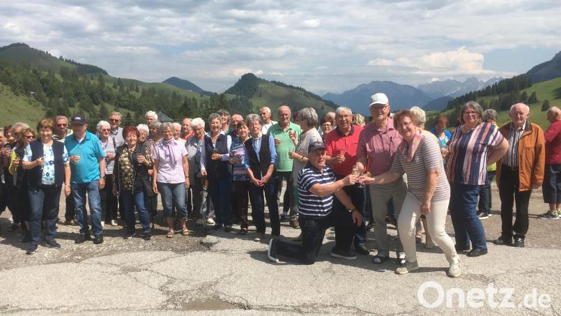 Beim Ausflug der Waldershofer Senioren durfte ein Erinnerungsbild nicht fehlen. Bild: Gerlinde Weber/exb