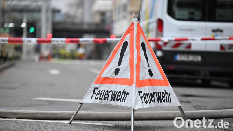 Am Dienstag führte ein Gasaustritt in Hof zu einem Großeinsatz der Rettungsdienste. Bild: Bernd Weißbrod