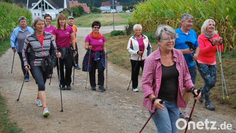 Am Freitag, 19. Juli, gibt es in Lengenfeld (Kümmersbruck) wieder das Nordic Walking Event – mit zwei Strecken zur Auswahl. Archivbild: gsp