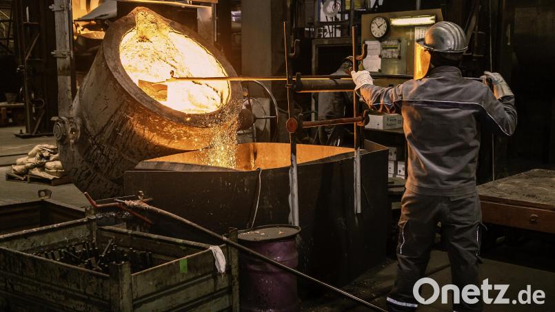 Bei Fronberg Guss im Schwandorfer Stadtteil werden unter anderem Teile für Großmotoren gegossen. Archivbild: Hösamer