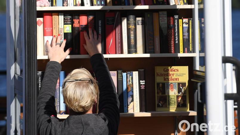 Mit Lektüre versorgen können sich die Illschwanger demnächst aus einem Bücherschrank neben der Bushaltestelle am Dorfplatz. Symbolbild: Ralf Hirschberger