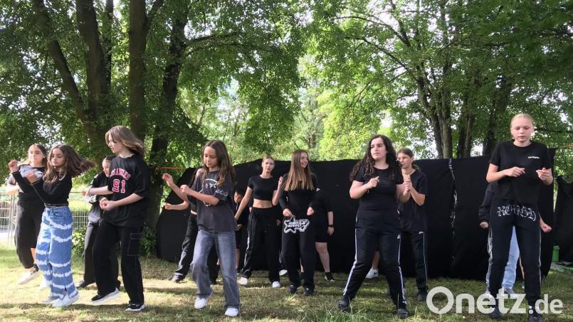 Der Tanzworkshop war für die Schüler eine willkommene Abwechslung. Bild: Udo Leitz/exb