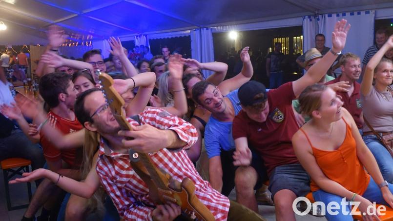 Wie beim Sportfest mit den Gseea Wepsn (Bild) wollen die &quot;3 Musiktiere diesen Samstag für Stimmung im Festzelt sorgen. Archivbild: whü