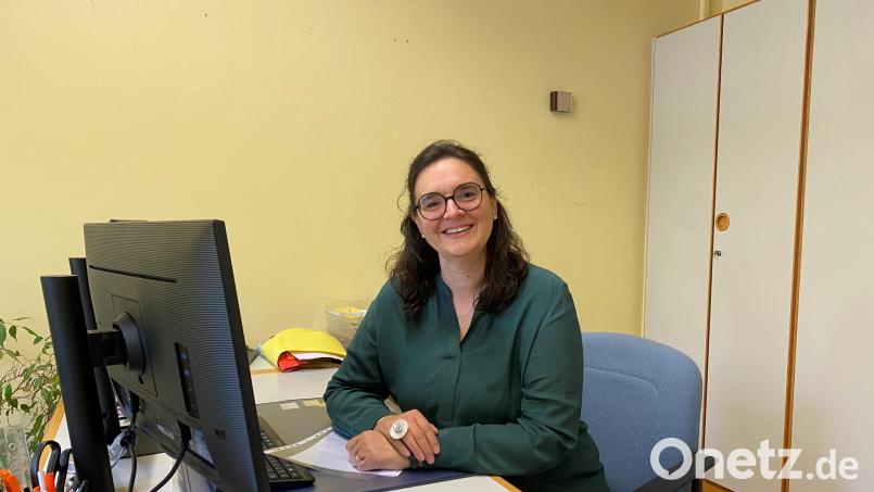 Katja Meidenbauer freut sich auf die Arbeit in ihrem neuen Büro. Bild: Schönhofen