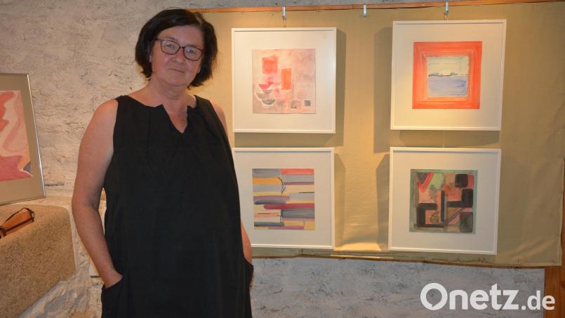 Gabriele Bernauer zeigt ihre Werke erstmals in einer eigenen Ausstellung - im Sengerhof in Bad Neualbenreuth. Bild: jr