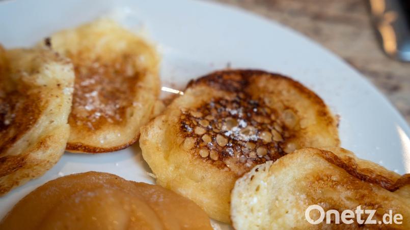 Liwanzen – eine traditionelle böhmische Süßspeise, ähnlich wie Pancakes. Bild: Marco Meier