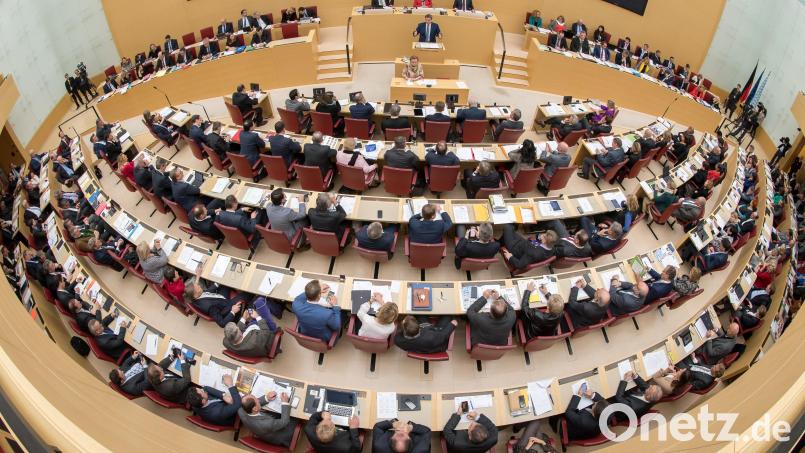 AfD-Abgeordnete beschäftigen im Landtag Mitarbeiter, die sich in verfassungsfeindlichen Organisationen engagieren. Ihre Gehälter übernimmt derzeit noch der Landtag. Das soll sich ändern. Symbolbild: Peter Kneffel