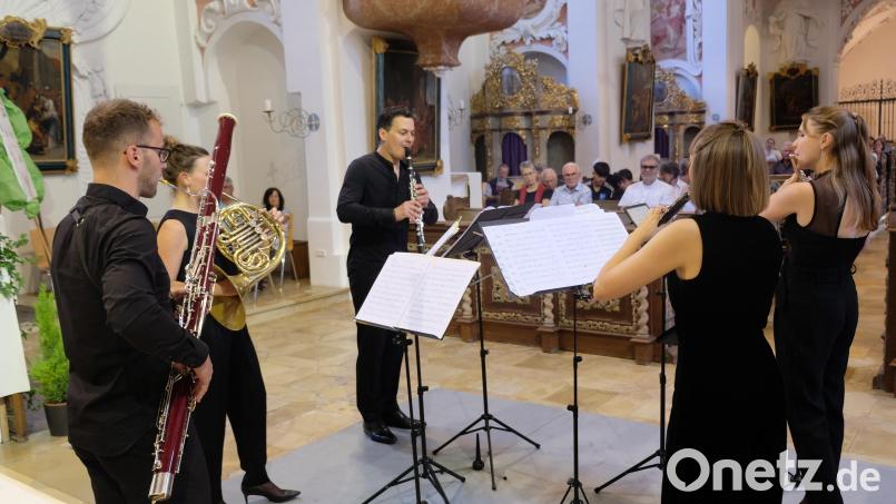 &quot;Dandelion&quot; nennt sich das Holzbläserquintett, das im Rahmen der Speinsharter Sommerkonzerte in der Klosterkirche &quot;Zukunftsmusik&quot; intoniert. Bild: do