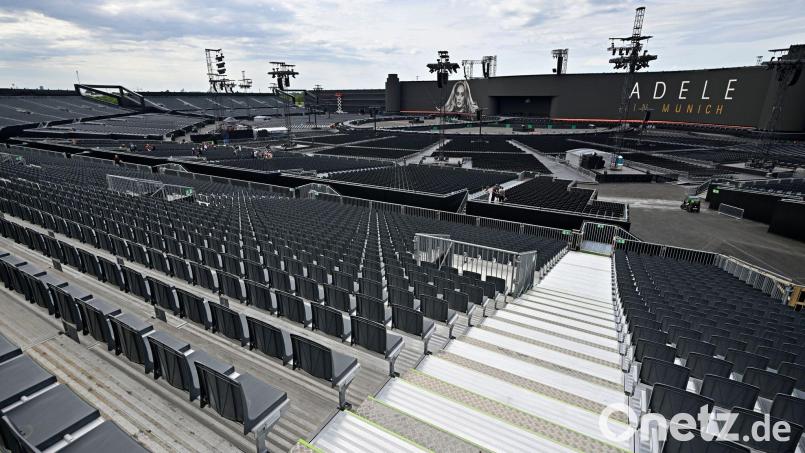 Heute Abend rappelvoll: Die Adele Arena Bild: Uwe Lein/dpa