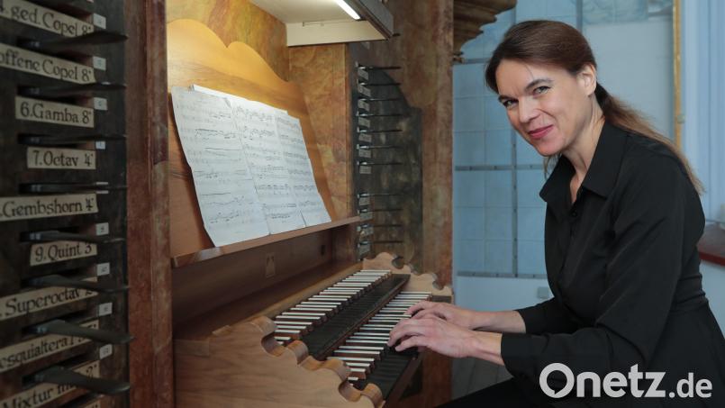 In der Orgelmusikreihe in der Schulkirche war am Samstag Jirina Marešová aus Prag zu Gast. Bild: Wolfgang Steinbacher