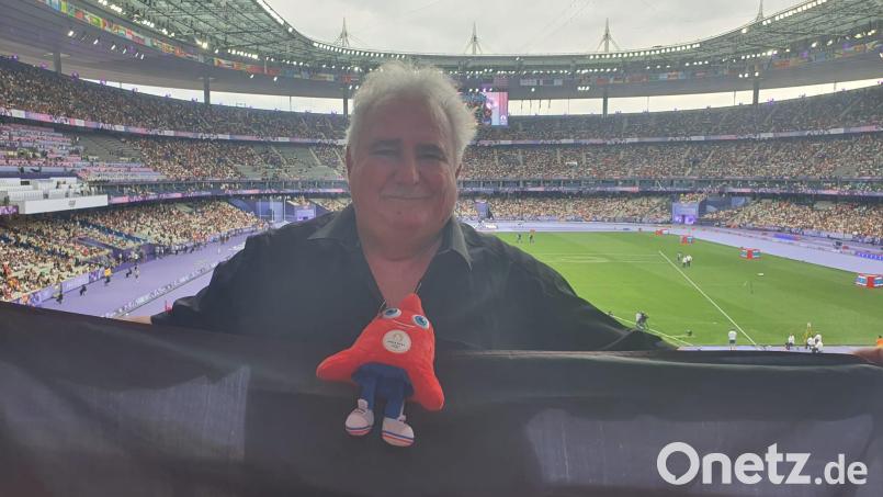 Peter Gold verfolgte am Samstagabend die olympischen Leichtathletik-Wettkämpfe im Stade de France. Bild: Peter Gold