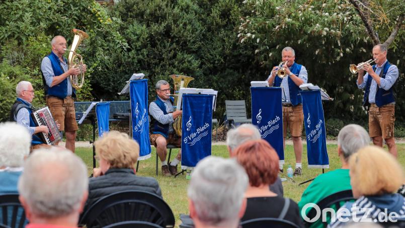 S´Vils-blech bei der Serenade am vergangenen Sonntag im Maltesergarten. Bild: Wolfgang Steinbacher