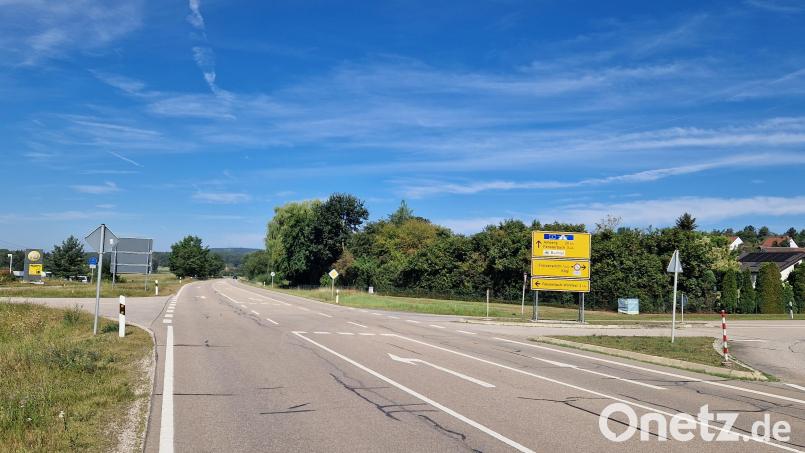 Im ersten Bauabschnitt wird die Straße zwischen dem Wohlfester Weg und der Einfahrt zum Gewerbegebiet &quot;Buchtal&quot; erneuert. Bild: mab