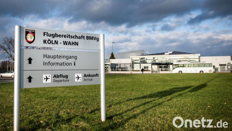 Die Flugbereitschaft auf dem Militärflughafen Köln-Wahn ist für die Reisen der Bundesregierung zuständig. (Archivbild) Bild: picture alliance / dpa