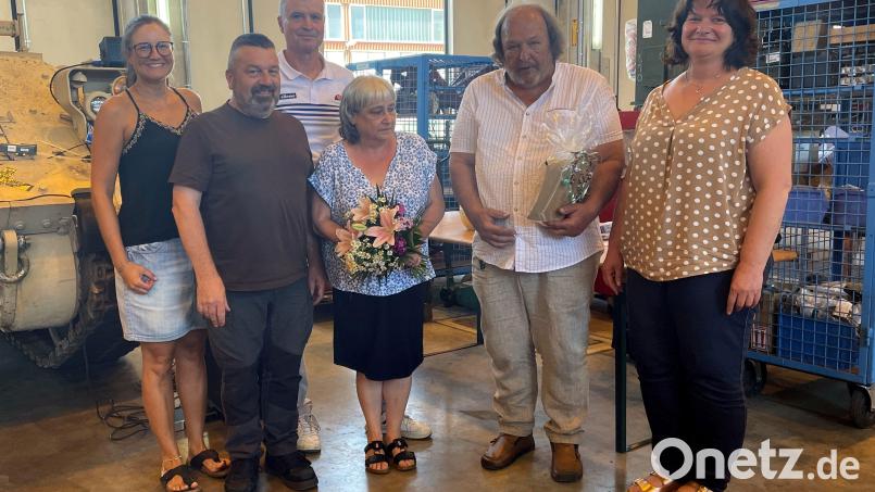 Von links: Stephanie Franz, Dietmar Pienkny, Hans-Jürgen Pirner, Judith und Manfred Weiß, Maria Pausch. Bild: Pirner