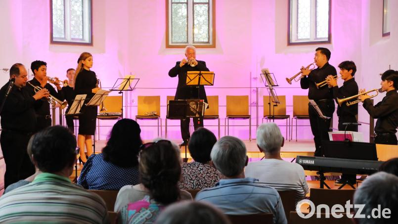 Die Marienkirche in Nabburg bietet das perfekte Ambiente für die festliche Trompetenserenade. Bild: Gerhard Götz