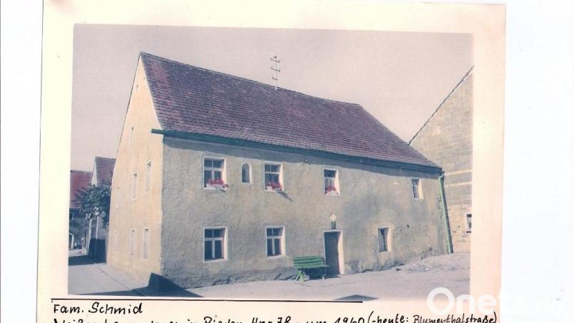 Das Weißgerberanwesen in Rieden um 1960 - Damals mit der Bezeichnung Rieden Nr. 78. Bild: Archiv Andreas Reindl