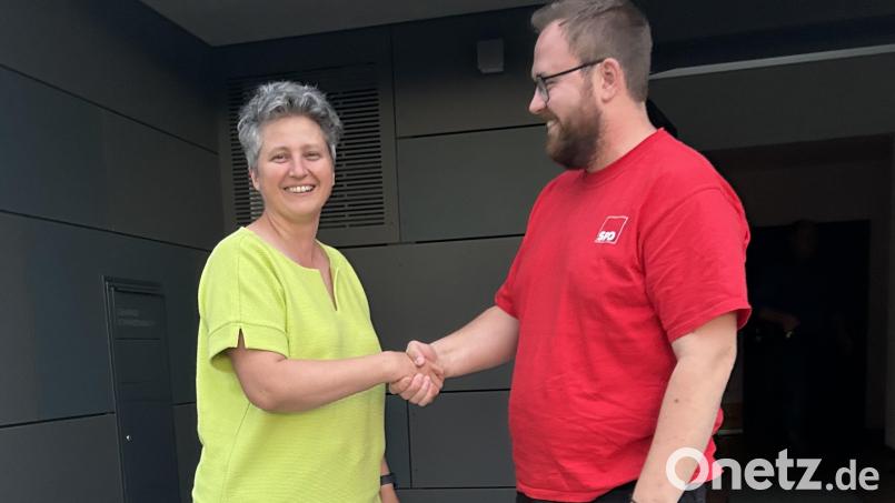 Das Vorsitzendenamt der Schwarzenbacher SPD stellte Felix Bauernfeind zur Verfügung. Für ihn rückte Anja Kirschsieper an die Spitze des Ortsvereins. Bild: Lukas Przetak/exb