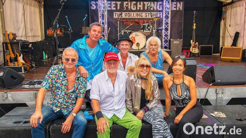 Die Kulturwerkstatt Hirschau präsentiert am Samstag, 7. September, die Band „Street Fighting Men – The Stones Tribute“ am Monte Kaolino. Bild: Street Fighting Men/exb