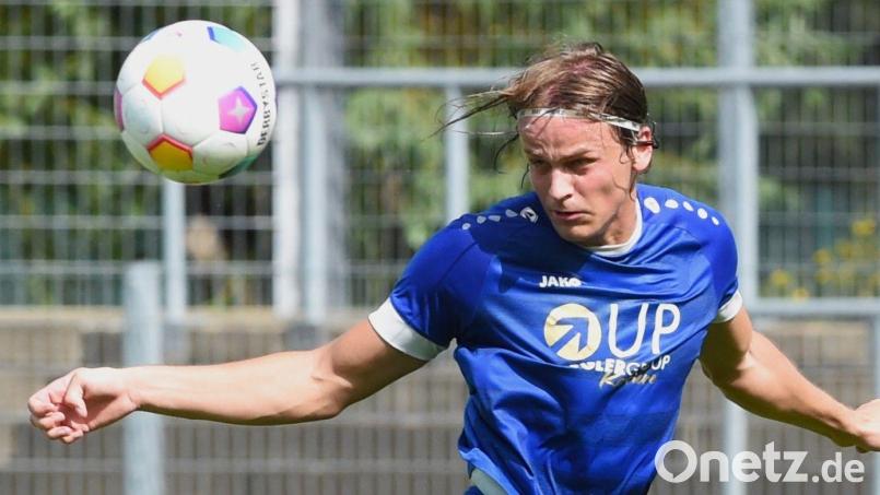 Felix Behnke war beim 2:0-Sieg in Kornburg ein Stabilitätsanker in der Weidener Abwehr. Bild: G. Büttner