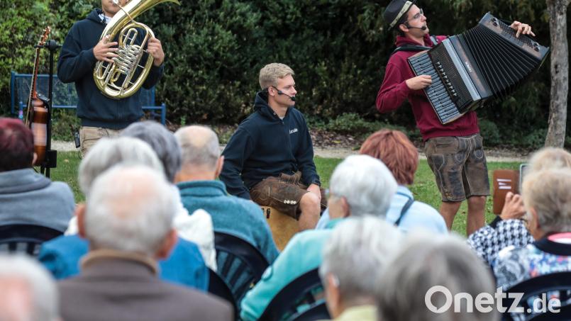 Die Serenade im Maltesergarten mit den Übler Boum war ein Genuss. Bild: Wolfgang Steinbacher