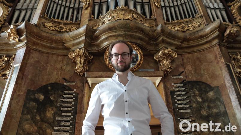 Die Orgelmusikreihe in der Amberger Schulkirche bereicherte vergangenen Samstag Christopher Ryser aus Rosenheim. Bild: Wolfgang Steinbacher