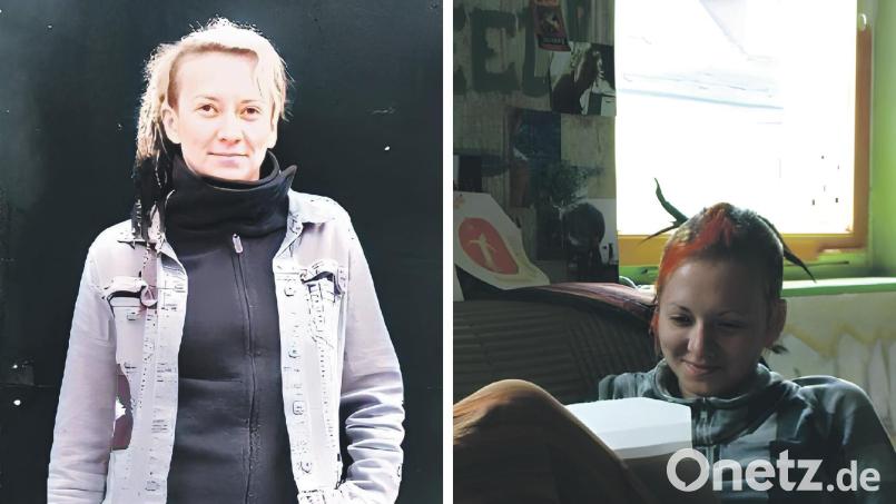 Jasmin Stahl mit 34 in Berlin (links) und mit 19 in Weiden (rechts). Bild: Jasmin Stahl, Sebastian Schwarzmeier