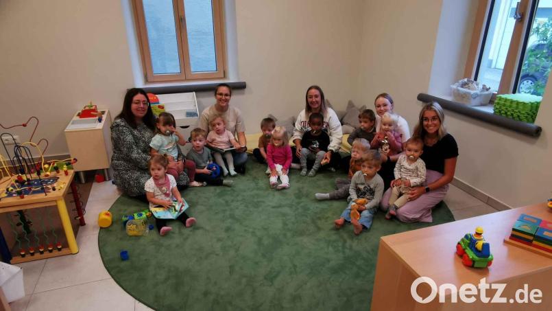 Das Personal der Kinderkrippe fühlt sich mit den Kindern im Gästehaus wohl. Bild: gz