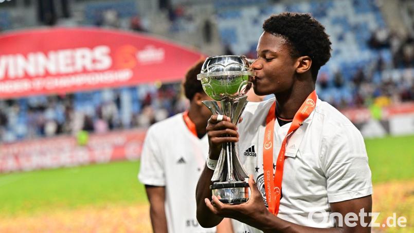 Ein Talent für den 1. FC Nürnberg: Winners Osawe. Bild: Marton Monus/dpa
