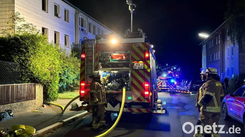 Die Feuerwehr und übrigen Rettungsdienste waren mit starken Kräften am Einsatzort. Bild: Feuerwehr Marktredwitz