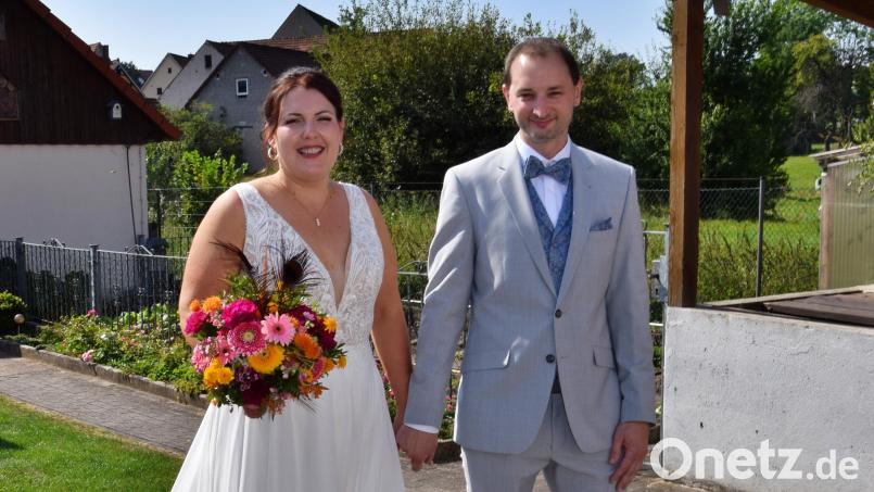 Jasmin Kreuzer und Stefan Seidel haben in Königstein geheiratet. Bild: hdk