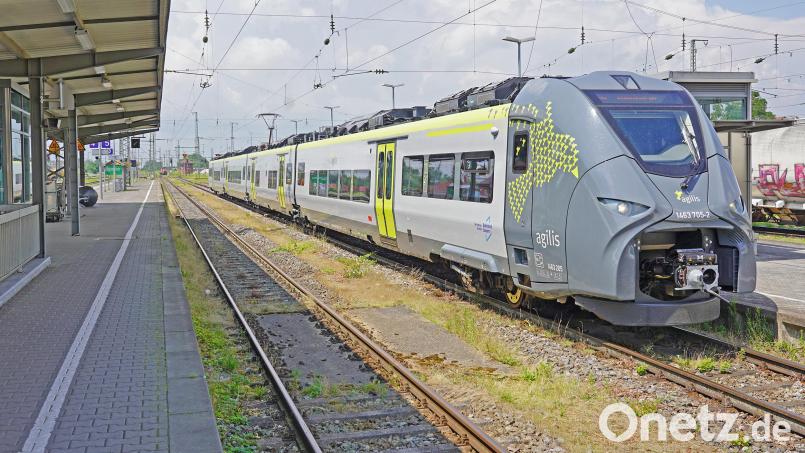 Am Montag startet das Eisenbahnunternehmen Agilis mit den ersten neuen Zügen des Typs Mireo in den regulären Fahrgastbetrieb. Bild: Agilis