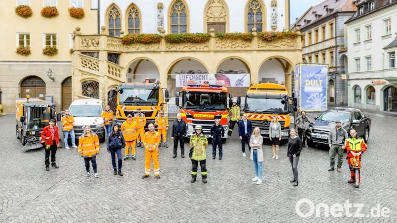 Auf den Fotos der Internetseite posieren Mitarbeiter der Stadtverwaltung. Bild: Marcus Rebmann