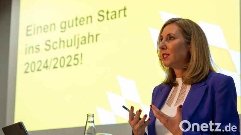 Die bayerische Kultusministerin Anna Stolz (Freie Wähler) Bild: Lennart Preiss/dpa