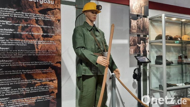 Pförtner, Steiger, Markscheider und viele weitere bergmännische Funktionen sind im Bergbaumuseum Auerbach zu sehen. Es hat gemeinsam mit den städtischen Museen am Marktsonntag, 15. September, geöffnet. Bild: Förderverein Maffeispiele/exb