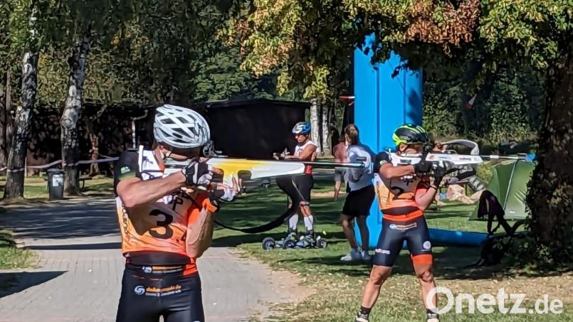Auf Cross-Rollski und mit dem Lasergewehr werden in Weiden Deutsche Meister ermittelt. Bild: zmr