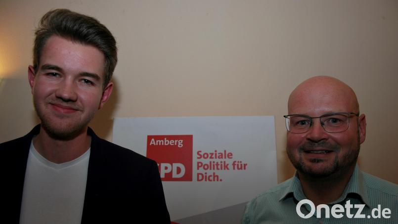 David Mandrella (links) und Holger Joschko (rechts) sind die beiden Bewerber der SPD aus Amberg und Amberg-Sulzbach für das Direktmandat bei der Bundestagswahl 2025. Bild: gsp