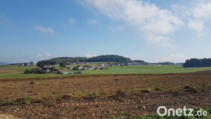 Fünf Windräder plant die Firma Wind 18 in den Waldgebieten im Bereich Heumaden und Eslarn – hier im Vordergrund die rund 800 Meter entfernte Ortschaft Ödbraunetsrieth. Werden die Waldflächen dem Regionalen Planungsverband Oberpfalz zur Aufstellung von Windrädern gemeldet? Bild: gi
