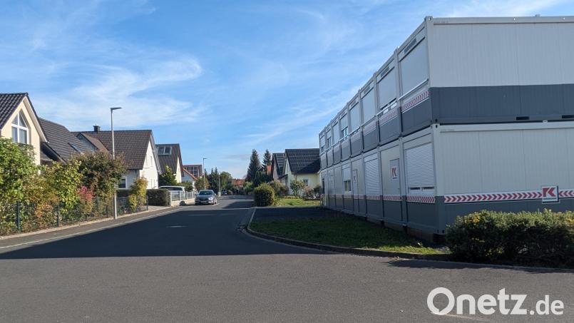 Die Wohncontainer an der Jakob-Steinfels-Straße werden wieder abgebaut. Bild: pz